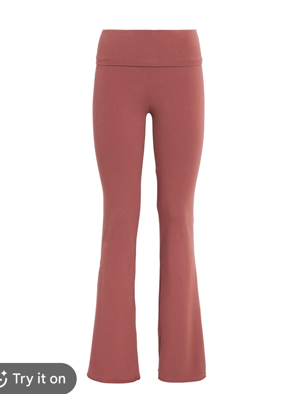 Cotton Jersey Foldover pant
